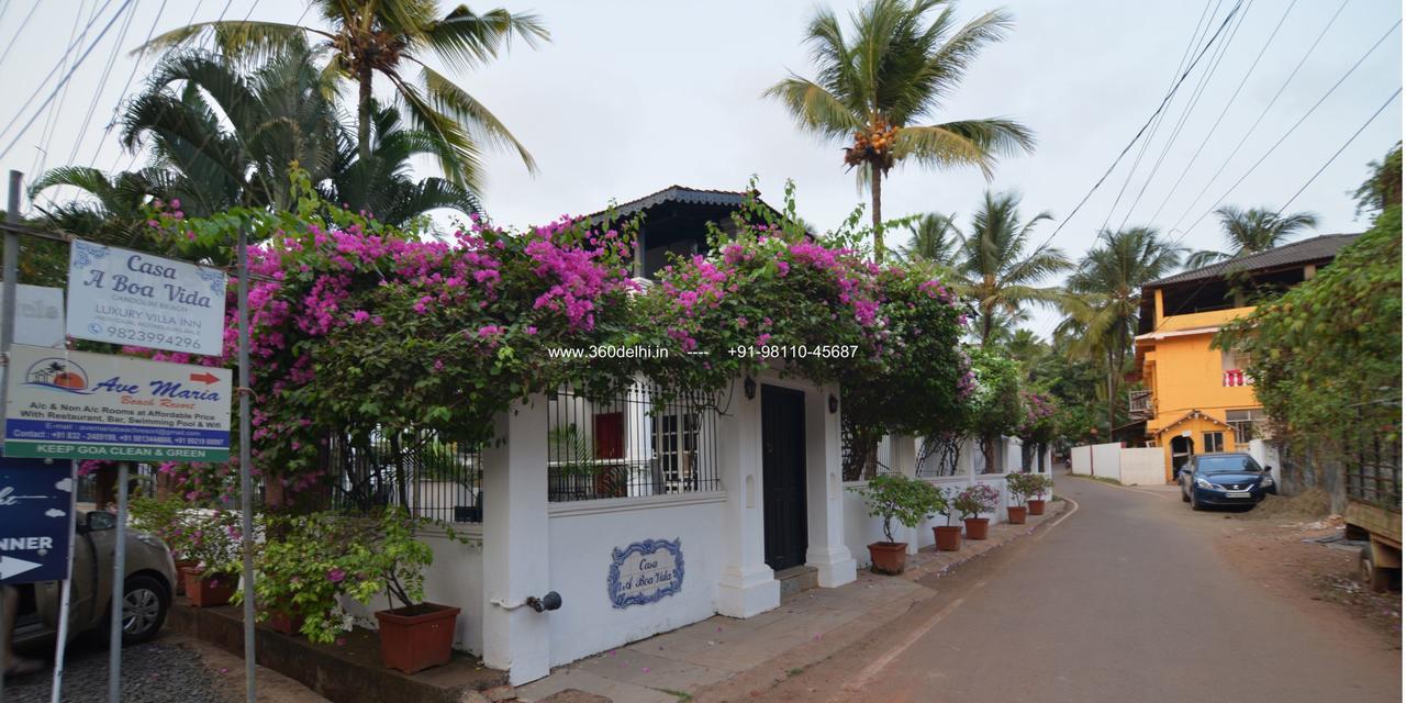 Ave Maria Guest House Candolim Bagian luar foto