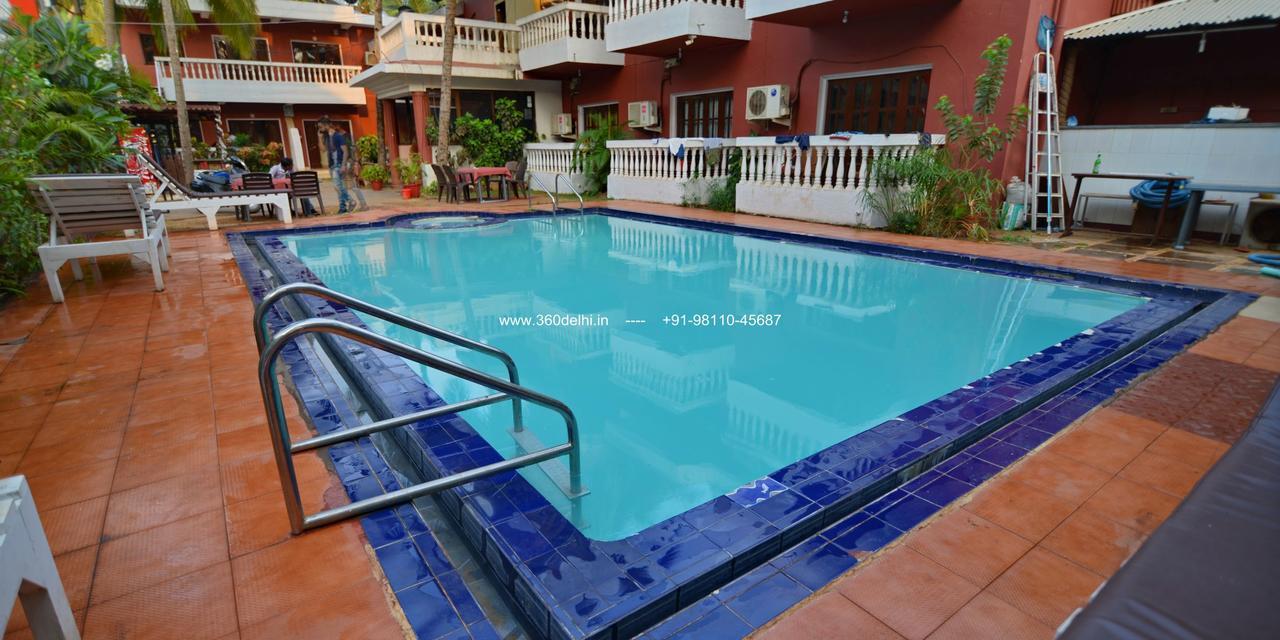 Ave Maria Guest House Candolim Bagian luar foto